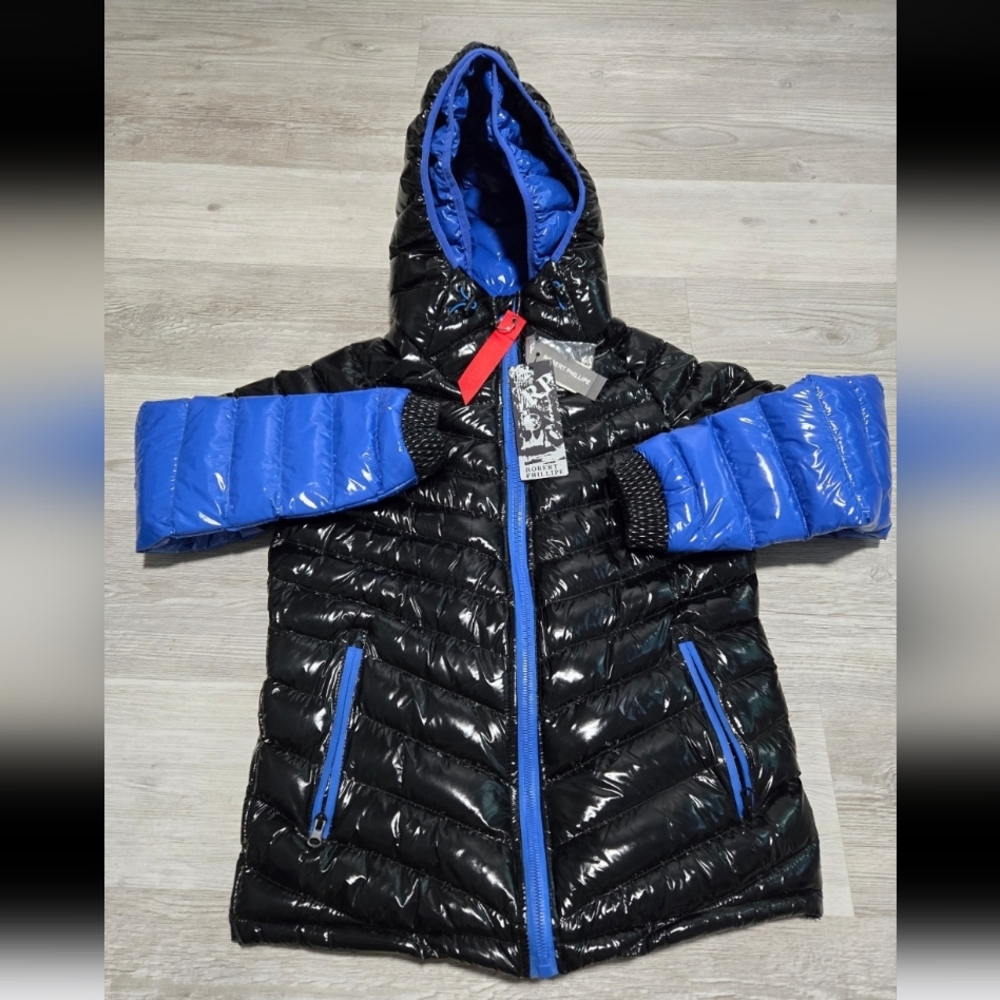 Robert Phillipe puffer jacket sz LNew with Tags